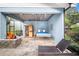 Relax by the fire pit next to a hanging bed and sauna at 2931 Chickasaw Cir, Haines City, FL 33844