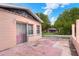 Side yard with cracked concrete at 512 N 4Th St, Haines City, FL 33844