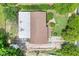 Aerial view of house and surrounding area at 512 N 4Th St, Haines City, FL 33844