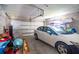 Attached garage with space for car and storage at 5031 Starboard St, Haines City, FL 33844