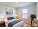 Well-lit bedroom with a queen bed and window coverings at 5031 Starboard St, Haines City, FL 33844