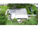 Aerial view showing a single-story home's roof and backyard at 4822 Melody Ln, Lakeland, FL 33805