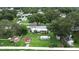 Aerial view of a neighborhood with a single-story home and large yard at 4822 Melody Ln, Lakeland, FL 33805