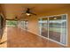 Spacious screened porch overlooking the lake at 3038 Spirit Lake Dr, Winter Haven, FL 33880