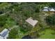 Aerial view showing home's location and proximity to a lake at 3038 Spirit Lake Dr, Winter Haven, FL 33880