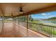 Serene screened porch with water views at 3038 Spirit Lake Dr, Winter Haven, FL 33880
