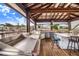 Stainless steel grill and prep area in outdoor kitchen at 29 Turtle Ln, Haines City, FL 33844