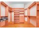 Large walk-in closet with ample shelving and hanging space at 29 Turtle Ln, Haines City, FL 33844