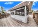 Covered waterfront gazebo with screened sides at 29 Turtle Ln, Haines City, FL 33844