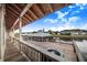 Expansive waterfront deck with access to a private dock and stunning water views at 29 Turtle Ln, Haines City, FL 33844