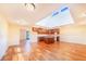Eat-in kitchen with island and skylights at 29 Turtle Ln, Haines City, FL 33844