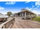Deck showcasing home exterior and backyard landscape at 29 Turtle Ln, Haines City, FL 33844