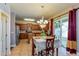 Kitchen with breakfast nook, lots of cabinet space, and sliding door access to backyard at 3540 Julius Estates Blvd, Winter Haven, FL 33881