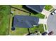 Aerial view of a house with a fenced backyard at 1011 Overlook Ct, Davenport, FL 33837