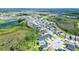 Aerial view of a house in a residential neighborhood at 1011 Overlook Ct, Davenport, FL 33837