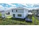 House backyard with playset, trampoline, and fence at 1011 Overlook Ct, Davenport, FL 33837