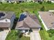 House with solar panels, visible from above at 278 Alford Dr, Davenport, FL 33896