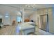 Open concept kitchen with island and stainless steel appliances at 4590 San Heath Rd, Bartow, FL 33830