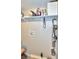 White laundry room with shelving, washer and dryer hookups, and storage at 4590 San Heath Rd, Bartow, FL 33830