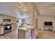 Open concept kitchen with breakfast bar at 4590 San Heath Rd, Bartow, FL 33830