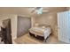 Spacious bedroom with ceiling fan and closet at 4590 San Heath Rd, Bartow, FL 33830