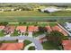 Community overview featuring multiple homes and a lake at 142 Morning Glory Cir, Winter Haven, FL 33884