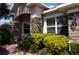 Inviting home exterior with stone accents and lush landscaping at 3832 Traditions N Blvd, Winter Haven, FL 33884