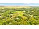 Wide aerial view showing a large lot with houses and surrounding trees at 5303 Tillman Rd, Lakeland, FL 33810