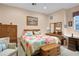 Spacious bedroom with a queen-size bed and ample closet space at 35 Enclave Dr, Winter Haven, FL 33884