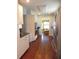 Updated kitchen featuring white cabinets and dark countertops at 2201 W Pilaklakaha Ave, Auburndale, FL 33823