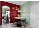 Charming dining area with wood table and matching chairs at 3820 Traditions N Blvd, Winter Haven, FL 33884