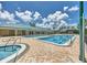 Resort-style pool with spa and clubhouse at 3820 Traditions N Blvd, Winter Haven, FL 33884