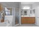 Bathroom with double vanity, large shower, and garden tub at 3820 Traditions N Blvd, Winter Haven, FL 33884
