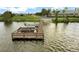 Private boat dock with multiple slips at 3820 Traditions N Blvd, Winter Haven, FL 33884