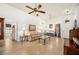 Bright living room with tile floors, and neutral color palette at 4189 Cannes Ave, Lake Wales, FL 33859