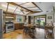 Kitchen with wood cabinets, stainless steel appliances, and a breakfast nook at 466 Muirfield Ct, Winter Haven, FL 33884