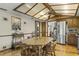 Eat-in kitchen with stainless steel appliances and wood cabinets at 466 Muirfield Ct, Winter Haven, FL 33884