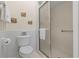 Updated bathroom with shower and hexagonal tile floor at 466 Muirfield Ct, Winter Haven, FL 33884