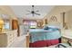 Main bedroom with king-size bed and ample closet space at 6001 Country Club Dr, Lake Wales, FL 33898