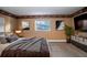 Comfortable bedroom with a king-size bed and modern decor at 672 Wakulla Dr, Winter Haven, FL 33884