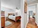 Bedroom with hardwood floors and a view of another bedroom at 209 Santa Rosa Dr, Winter Haven, FL 33884