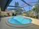 Refreshing screened-in pool, perfect for summer at 209 Santa Rosa Dr, Winter Haven, FL 33884