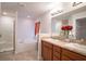 Elegant bathroom with double vanity, soaking tub, and shower at 1274 Zambrana Ct, Winter Haven, FL 33884