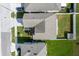 Aerial view showing house, yard, and shed at 940 Waterville Dr, Auburndale, FL 33823
