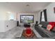 Home theater room features a large screen, comfortable seating and a projector at 940 Waterville Dr, Auburndale, FL 33823