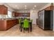 Kitchen with stainless steel appliances and granite countertops at 940 Waterville Dr, Auburndale, FL 33823