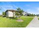 Landscaped front yard with attractive curb appeal at 193 Stargrass Dr, Auburndale, FL 33823