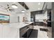 Modern kitchen with large island and high end appliances at 193 Stargrass Dr, Auburndale, FL 33823