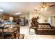 Open floor plan with kitchen, dining area, and living room at 1937 Rifle Range Rd, Winter Haven, FL 33880