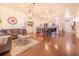 Open-concept living space featuring a dining area and kitchen at 230 Grouper Ct, Poinciana, FL 34759